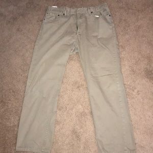 Levi 505 khaki jeans size W40 L 32 regular fit